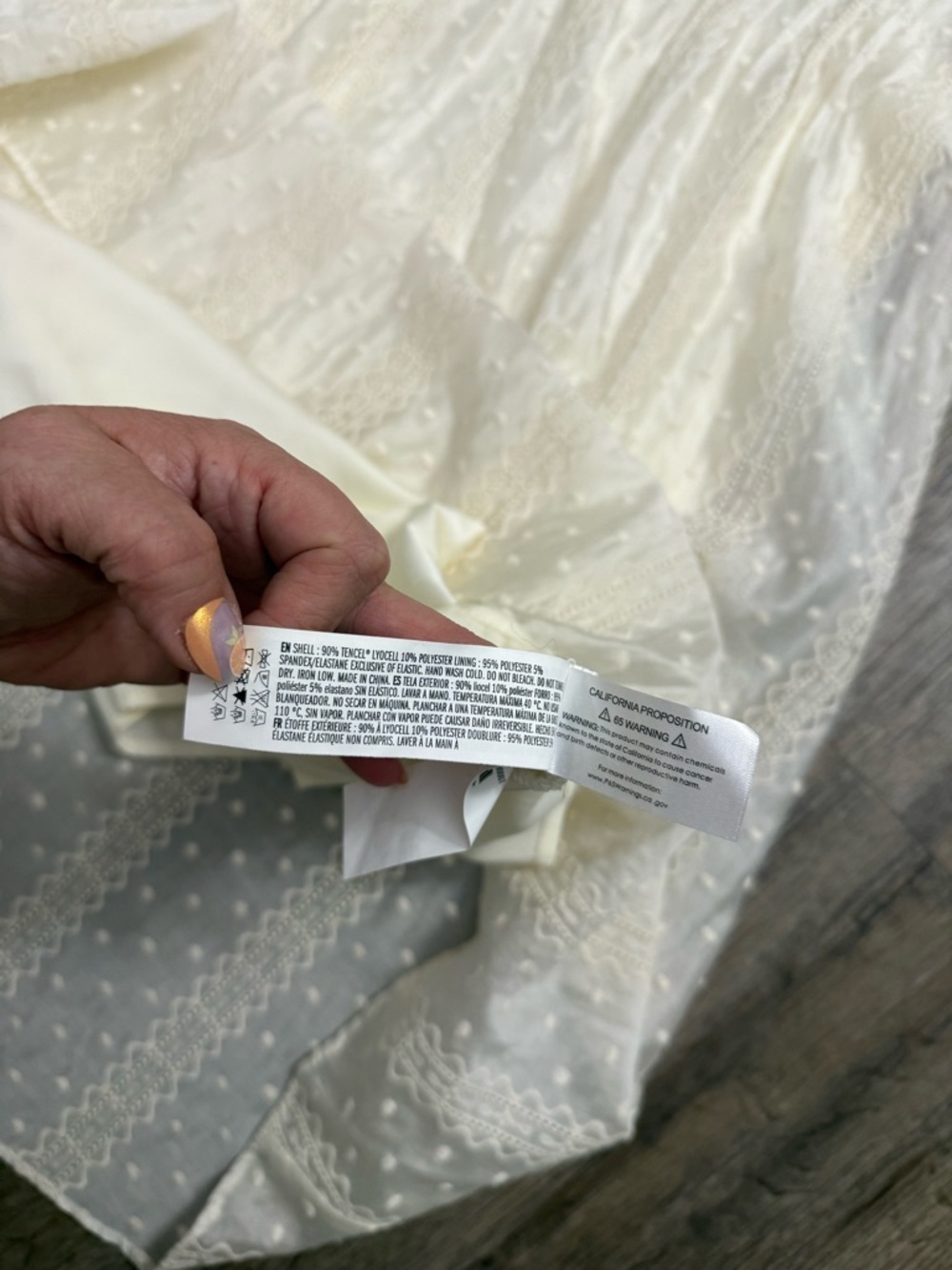 English Factory • Embroidered Smocked Neck Organza Dress - Picture 8 of 16